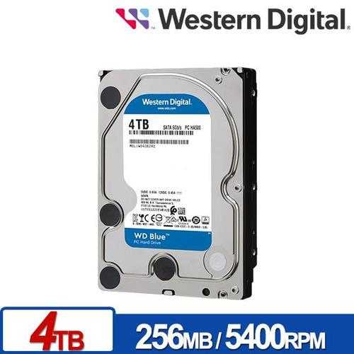 WD 藍標 4TB 3.5吋SATA硬碟(WD40EZAX)