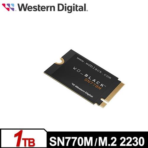 WD 黑標 SN770M 1TB M.2 2230 PCIe 4.0 NVMe SSD原價4580(省1700)