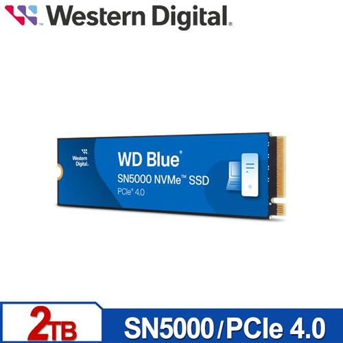 WD威騰 藍標 SN5000 2TB M.2 PCIe 4.0 NVMe SSD