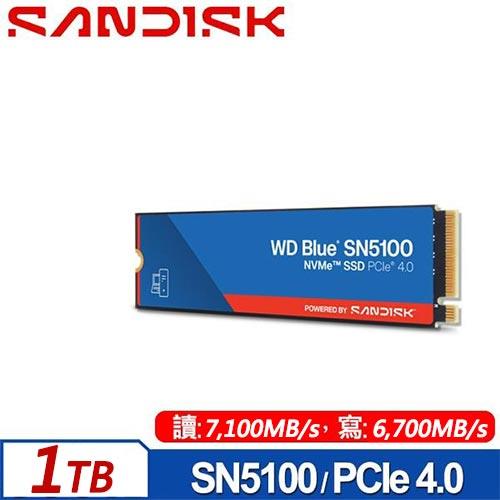 SanDisk WD Blue SN5100 1TB M.2 PCIe 4.0 NVMe SSD