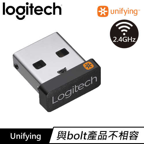 Logitech 羅技 Unifying 迷你型USB無線接受器