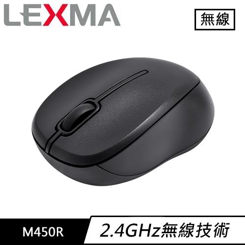 LEXMA 雷馬 M450R 無線光學滑鼠 黑