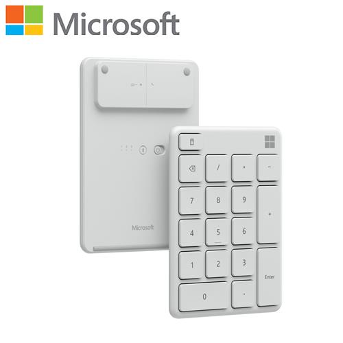 Microsoft 微軟 藍牙數字鍵盤 月光灰