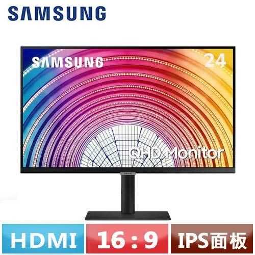 SAMSUNG三星 24型 S24A600NWC 2K美型電腦螢幕
