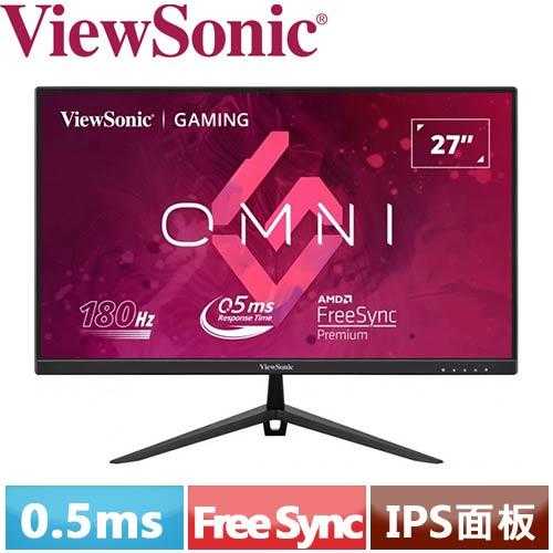 ViewSonic優派 27型 VX2728 IPS電競遊戲顯示器原價5288(省1500)
