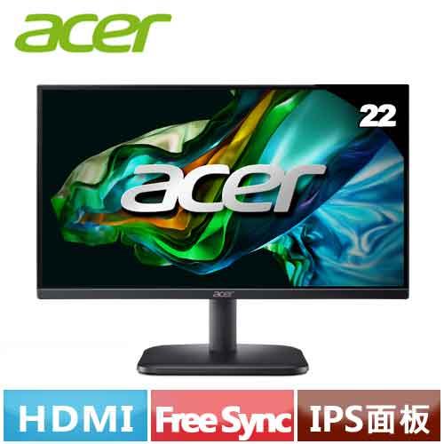 ACER 22型 EK220Q E3 護眼抗閃螢幕