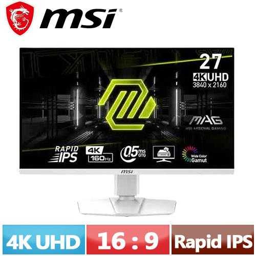 MSI微星 27型 MAG 274URFW 4K遊戲顯示器