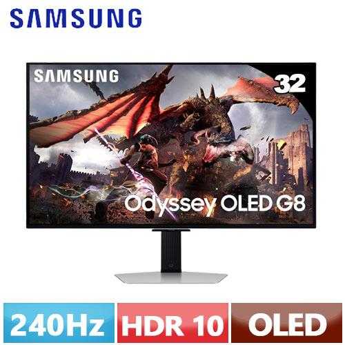 SAMSUNG三星 32型 Odyssey OLED G8 4K 電競顯示器 S32DG802SC