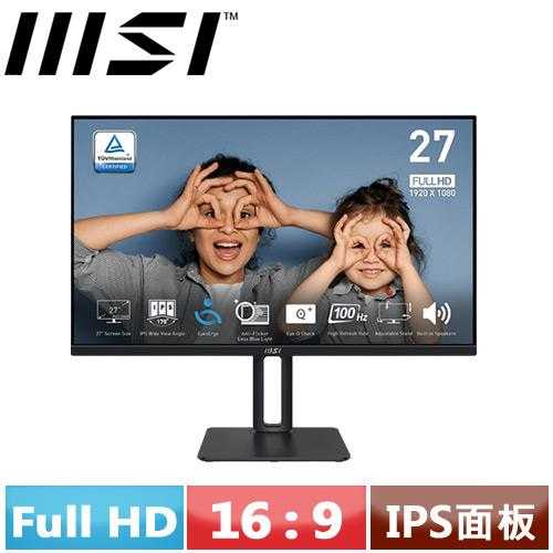 MSI微星 27型 PRO MP275P 美型螢幕