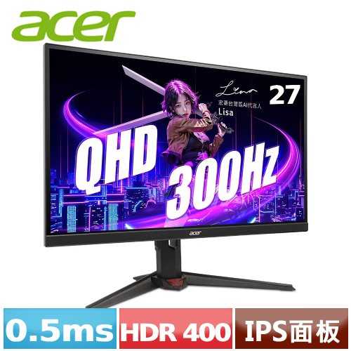 ACER宏碁 27型 XV272U F3 2K 電競螢幕