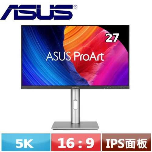ASUS華碩 27型 ProArt PA27JCV 5K USB-C 專業顯示器