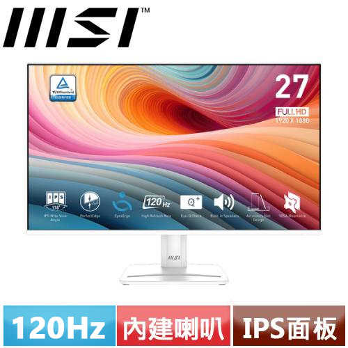 MSI微星 27型 PRO MP275W E2 專業型顯示器原價3388(省200)