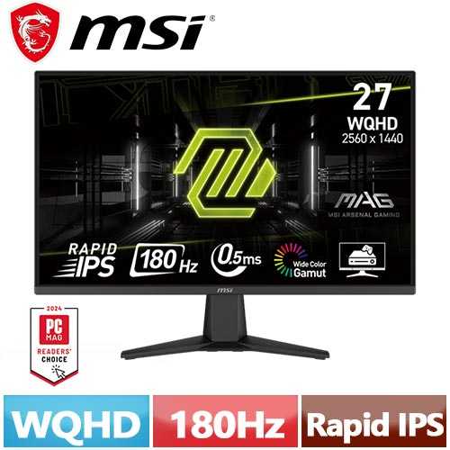 MSI微星 27型 MAG 275QF 2K 電競顯示器