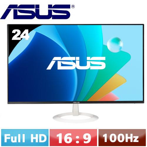 ASUS華碩 24型 VZ24EHF-W 護眼無邊框電競顯示器