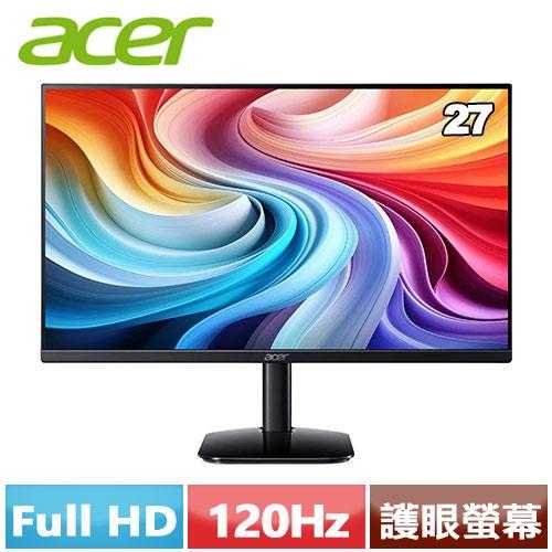 Acer宏碁 27型 KA272 G0 護眼電腦螢幕原價2999(省311)