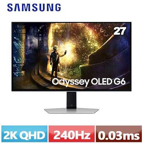SAMSUNG三星 27型 S27DG612SC QD-OLED 2K 電競顯示器 