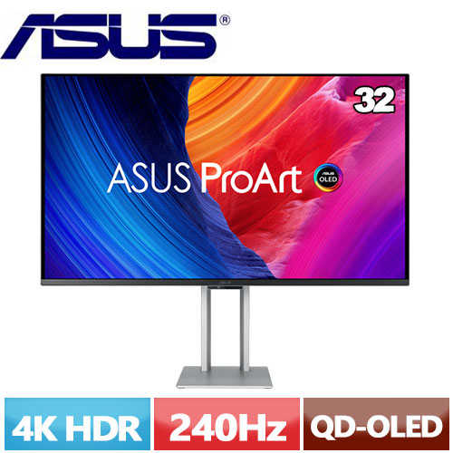 ASUS華碩 32型 ProArt Display OLED PA32UCDM 4K 專業螢幕
