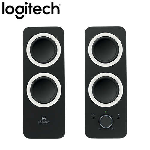 Logitech 羅技 Z200 2.0聲道 2件式 多媒體喇叭 黑 【時尚簡約款】