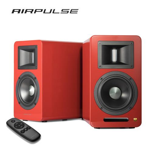 AIRPULSE A100 Plus 主動式音箱 (紅)