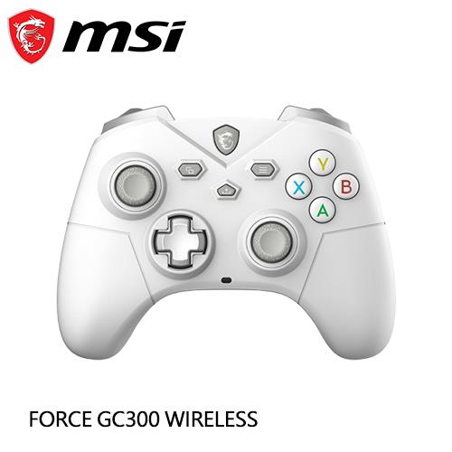 MSI 微星 FORCE GC300 WIRELESS 三模無線搖桿控制器 白