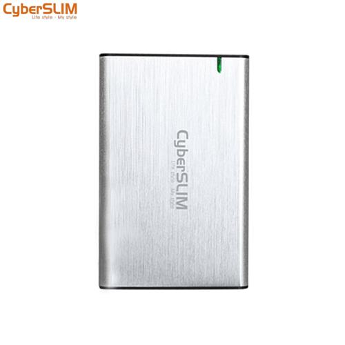 CyberSLIM 2.5吋SATA硬碟外接盒 Type-c 太空銀 B25U31-S