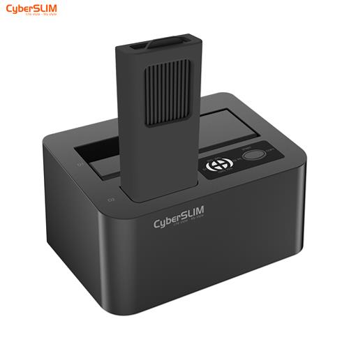 CyberSLIM 雙向硬碟對拷機 S1M2 支援M.2 NVMe/SATA HDD/SSD