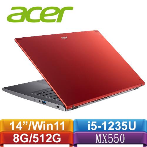 ACER宏碁 Aspire 5 A514-55G-59XY 14吋筆記型電腦 紅