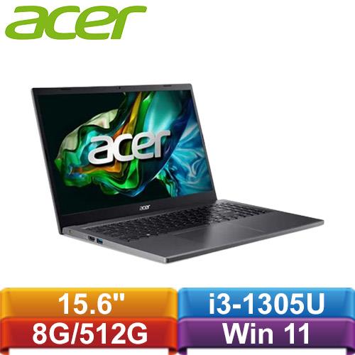 ACER宏碁 Aspire 5 A515-58P-30EZ 15.6吋 輕薄筆電 灰