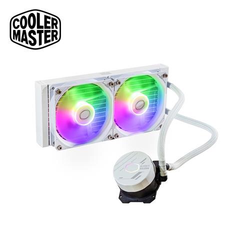 Cooler Master MASTERLIQUID 240L CORE ARGB 水冷散熱器 白色