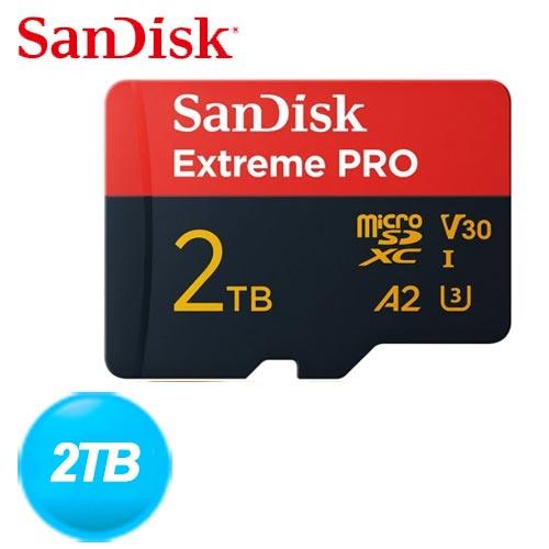 SanDisk Extreme Pro microSDXC UHS-I 2TB 記憶卡