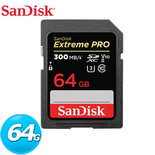 SanDisk Extreme Pro SDHC UHS-II 64GB 記憶卡