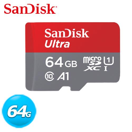 SanDisk Ultra microSDXC UHS-I A1 64GB 記憶卡