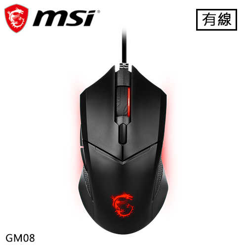 MSI 微星 Clutch GM08 電競滑鼠
