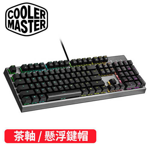 Cooler Master 酷碼 CK350 茶軸 機械式RGB 有線電競鍵盤 中文