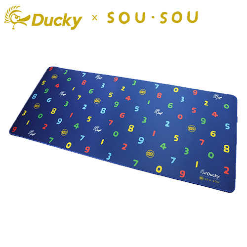 Ducky創傑 x Sou Sou 聯名滑鼠墊 藍色 XL