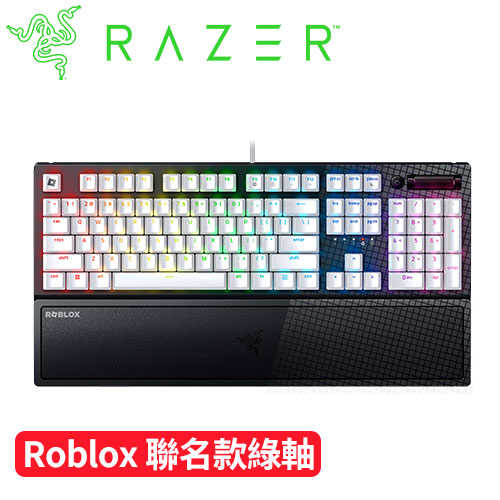 Razer 雷蛇 BlackWidow V3 黑寡婦V3 Roblox Edition聯名 綠軸英文