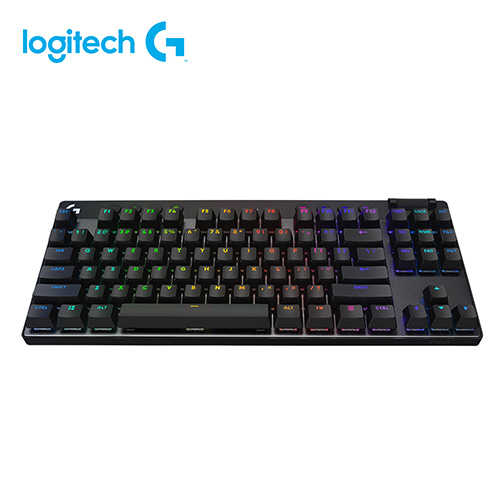 Logitech 羅技 Pro X LIGHTSPEED 無線機械式TKL遊戲鍵盤 茶軸中文-黑原價6990【現省1000】