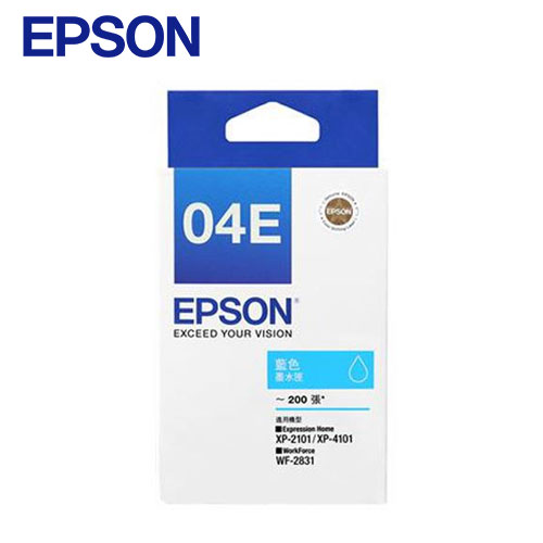 EPSON 原廠墨水匣 T04E250 藍
