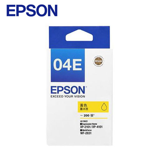 EPSON 原廠墨水匣 T04E450 黃