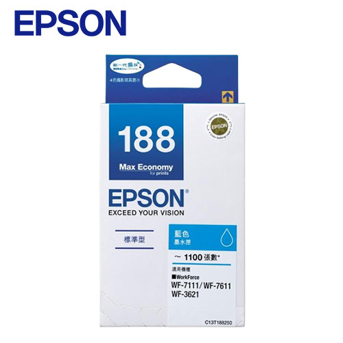 EPSON T188250 原廠藍色墨水匣,