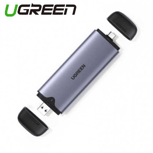 UGREEN 綠聯 USB3.0/Type-C二合一M.2 SATA SSD硬碟外接盒