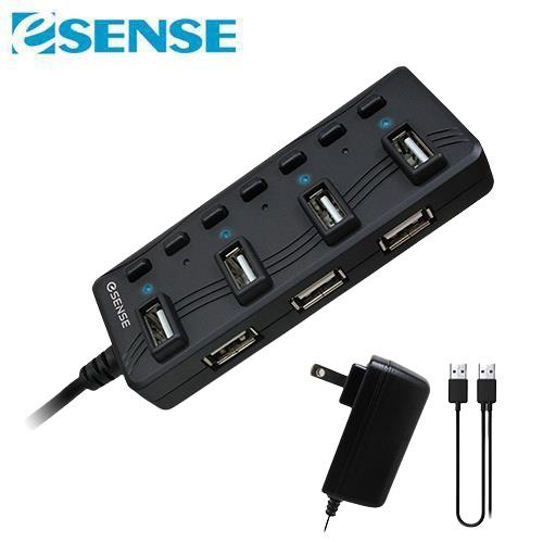 Esense逸盛 擴充戰士升級版7-Port Hub USB2.0版-2A GPH775原價530(省131)