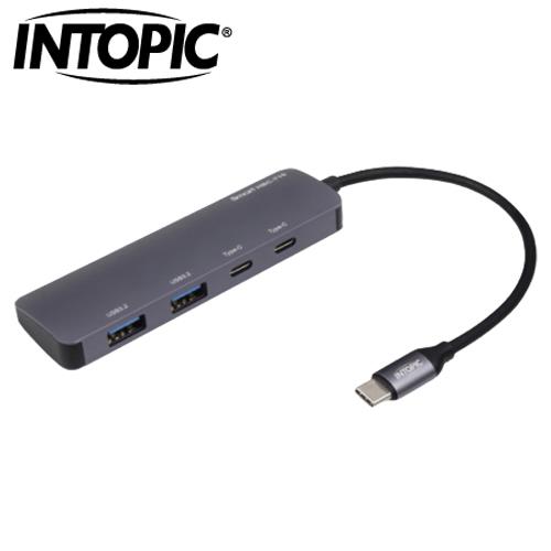 INTOPIC 廣鼎 USB3.2 Type-C鋁合金高速集線器 HBC-710原價735(省136)
