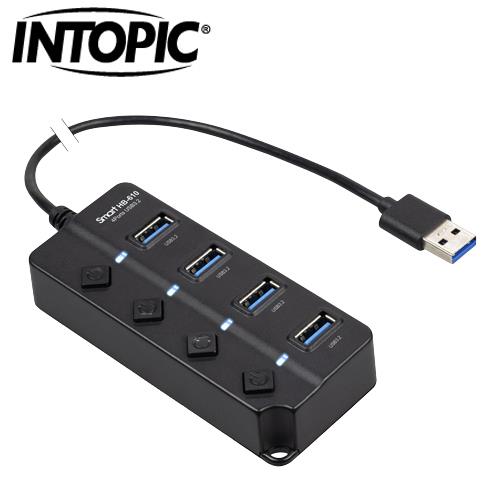 INTOPIC 廣鼎 USB3.2 4埠 HUB 高速集線器 HB610