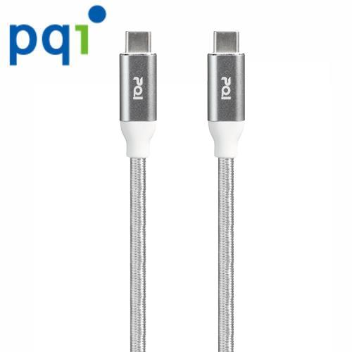 PQI USB-C to C 100W 5A編織快充線 1M