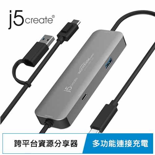 j5 凱捷 iPhone/iPad對Windows資料對傳視訊分享器 JCH422
