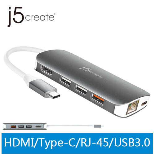 j5create JCD383 USB Type-C 9合1擴充基座原價2590(省1100)