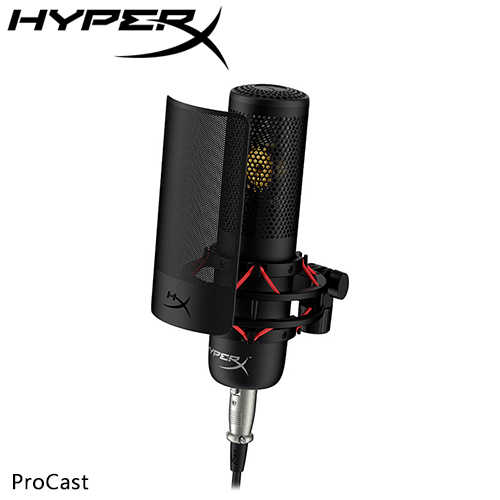 HyperX ProCast 大振膜電容麥克風 XLR 接頭 699Z0AA原價7990(省0)