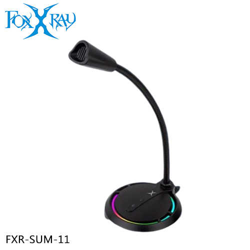 FOXXRAY 狐鐳 奧拉響狐 USB 心型指向RGB電競麥克風 (FXR-SUM-11)