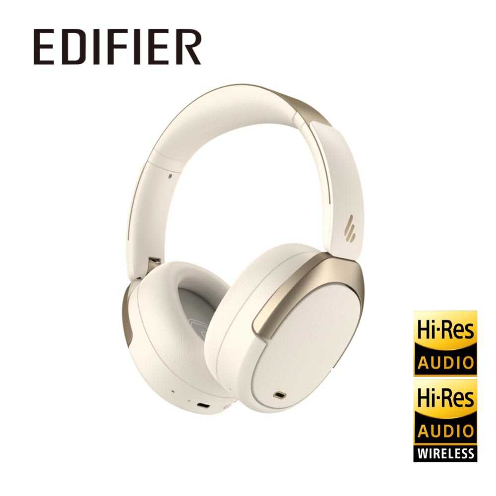 EDIFIER WH950NB 無線降噪耳罩耳機 象牙白原價3990(省400)